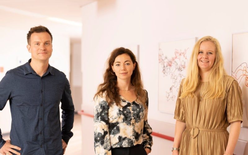 Picture of three researchers