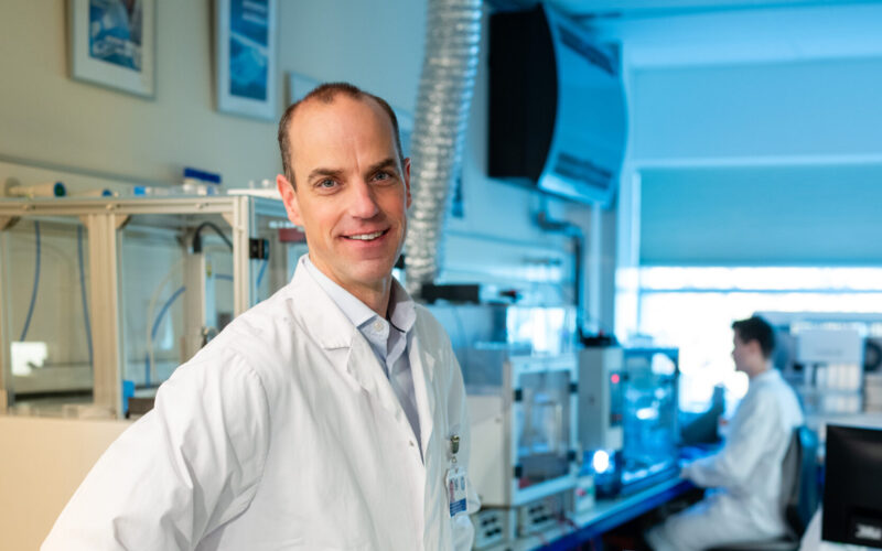 Jos Malda at the Biofabrication Lab.>