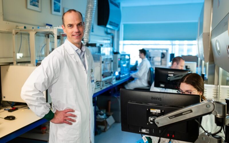 Jos Malda in his Biofabrication Lab>