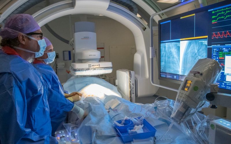 The newly opened heart catherisation room in WKZ