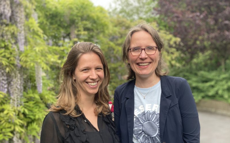 Albertien van Eerde and Laura Claus