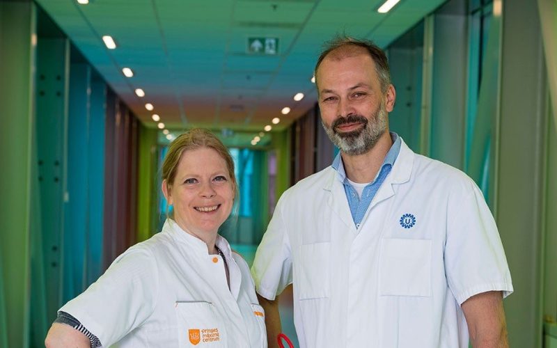 Photo of Caroline Lindemans and Peter van Hasselt