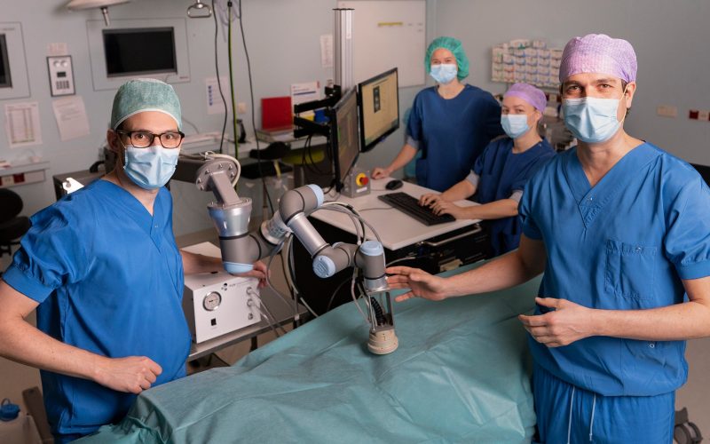 Picture of the High Intensity Focused Ultrasound (Hifu) treatment.