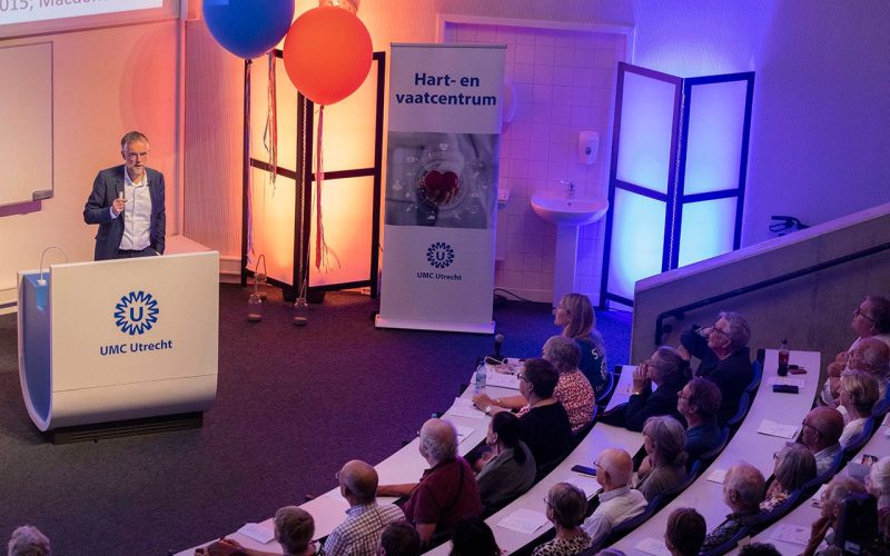 Picture of patients in classroom at the patients day