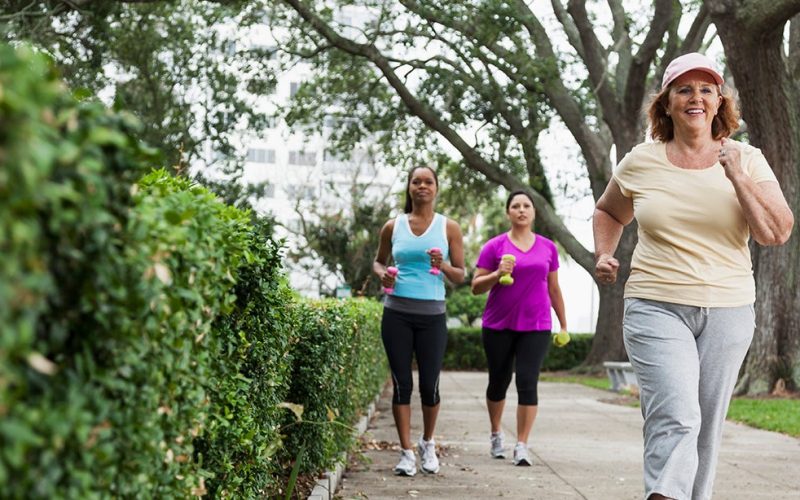 Older women doing sport
