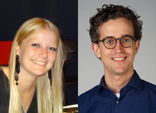 Porttraits of Emma van Bodegraven and Matthijs Biesbroek