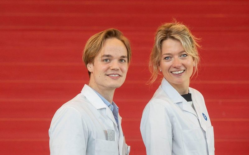 Laurens Bosman and Anneline te Riele