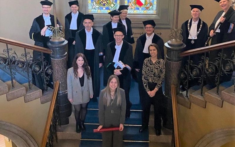 Picture of the PhD ceremony