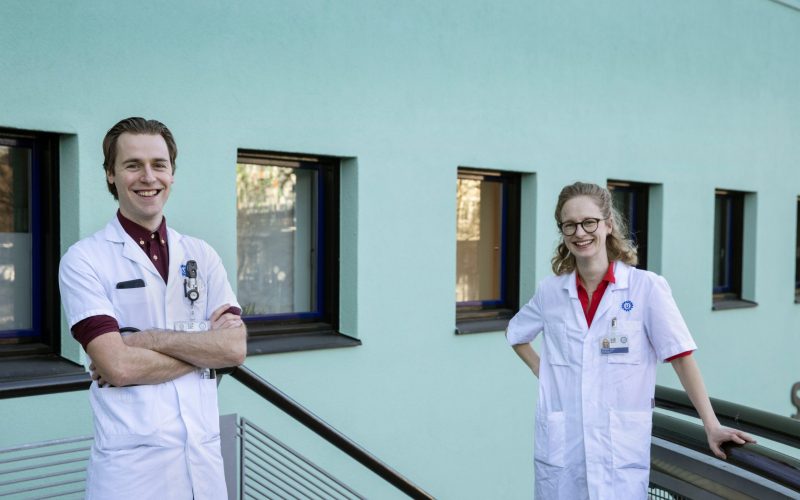 Picture of two researchers