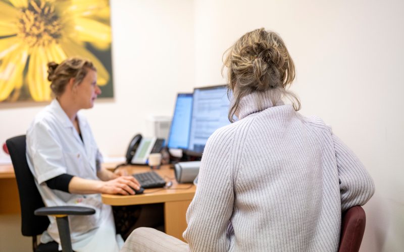 Conversation between doctor and patient