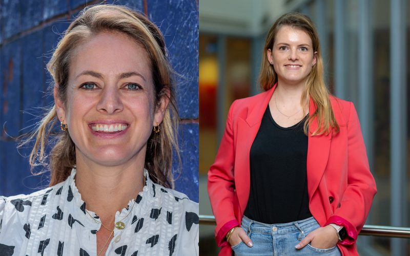 Joëlle Elias from UMC Utrecht and Jessie van Wezenbeek from Amsterdam UMC