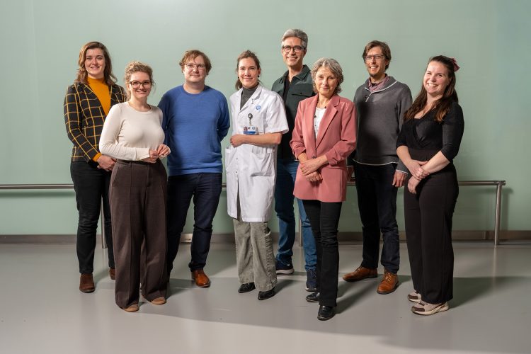Left-to-right: Renske ten Ham, Kim Romijnders, Jan Dekker, Marjolein Hensgens, Pieter-Jan Haas, Laetitia de Kort, Henri van Werkhoven and Annemarie Verschoor