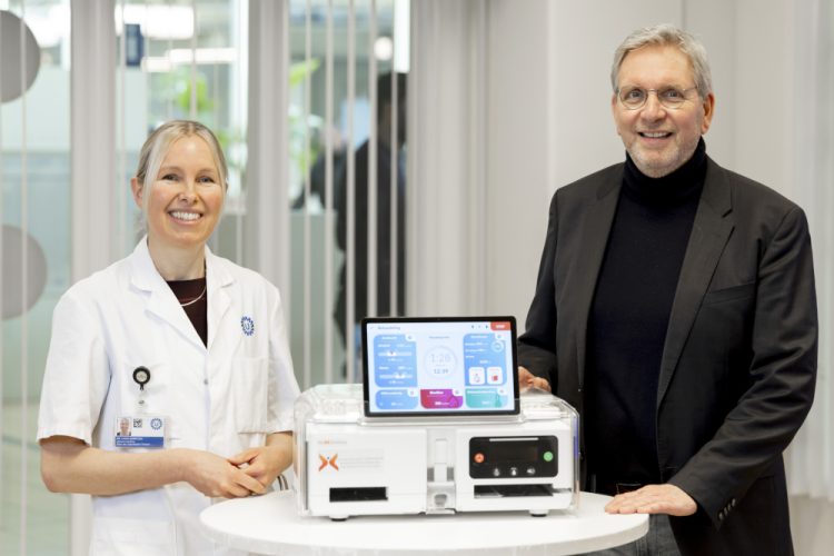 Karin Gerritsen, nephrologist UMC Utrecht, and Tom Oostrom, director Kidney Foundation