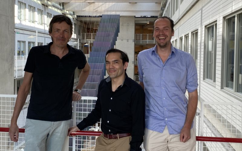 Researchers Tom Snijders, Sjo van Rooij and Peter Wessels.