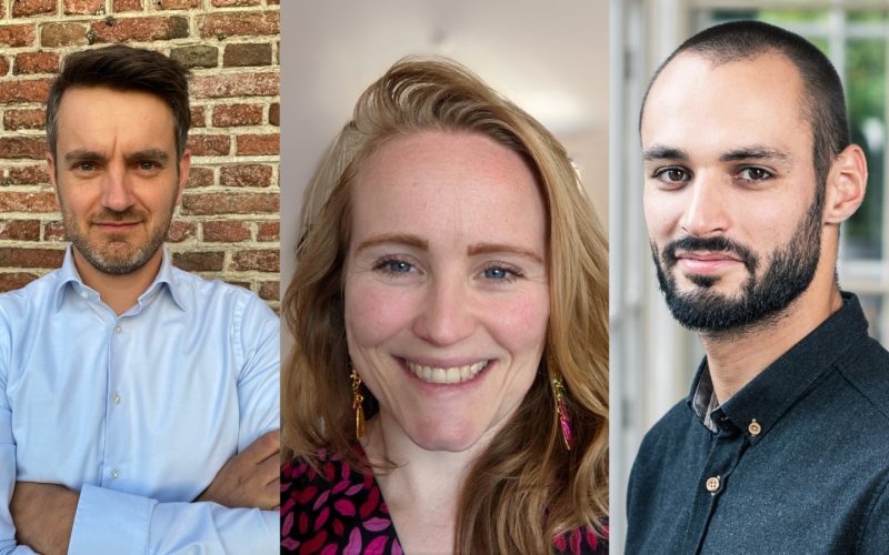 Dekker Grant winners Michiel Poorthuis, Veronique Meijborg and Jord Vink