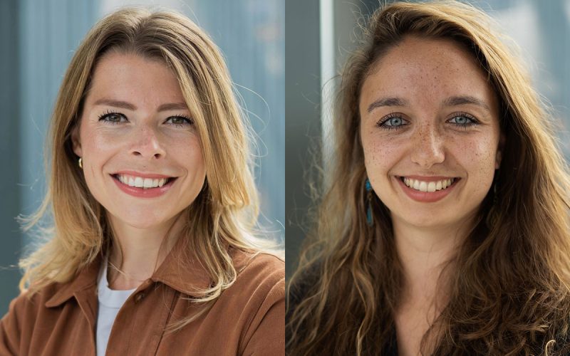 Eline Lust en Kim Bronsgeest