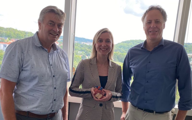 Dr. Ron de Winter (UMC Utrecht), Professor Dr. Linda van Laake (UMC Utrecht) and Professor Dr. Wolfram Zimmermann (UMC Göttingen)